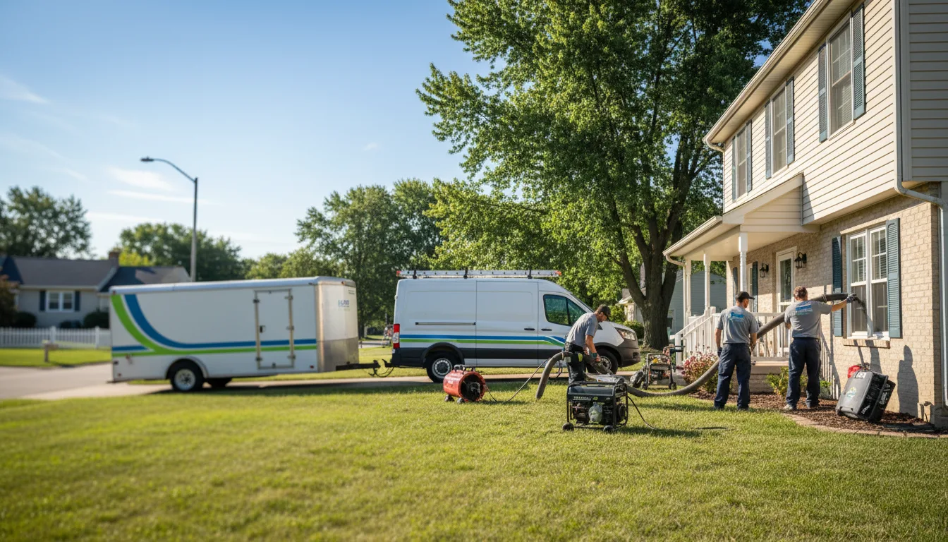 Flooded Basement Restoration And Cleanup With Repair in Blairsburg, IA near me